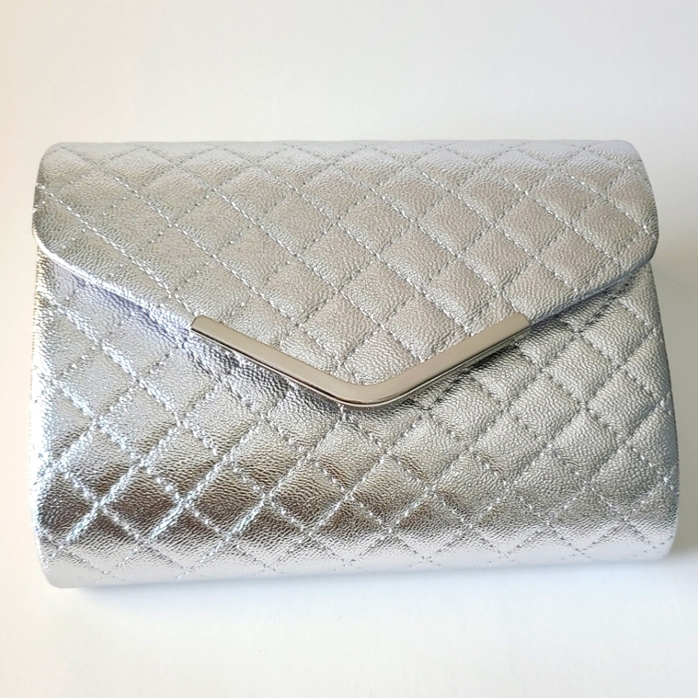Silver Crossbody/Clutch